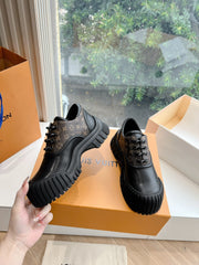 LV ARCHLIGHT SKATE SNEAKER IN BLACK MIX CHOCOLATE BROWN MONOGRAM CALFSKIN