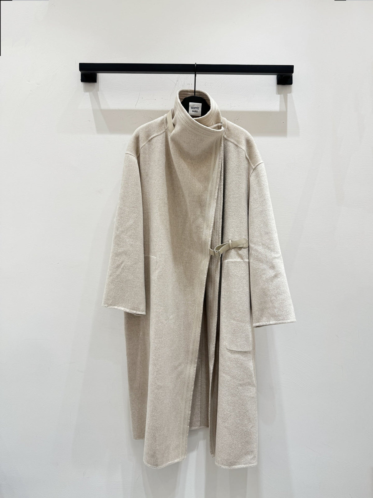 HERMES 25S LONG CASHMERE COAT 156