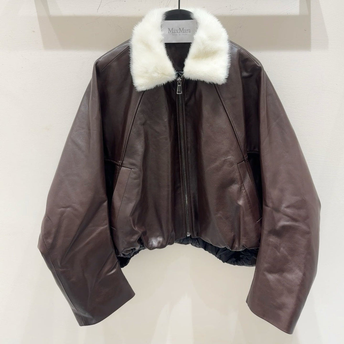 MAX MARA 25S SHORT SHEARLING COAT 169