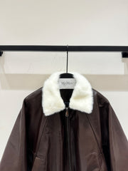 MAX MARA 25S SHORT SHEARLING COAT 169