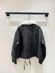 MAX MARA 25S SHEEPSKIN AND MINK FUR COAT 154