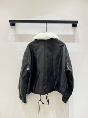 MAX MARA 25S SHEEPSKIN AND MINK FUR COAT 154