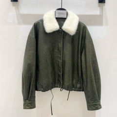 MAX MARA 25S SHEEPSKIN AND MINK FUR COAT 153