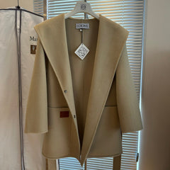 Loewe Coat Beige Cashmere
