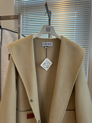 Loewe Coat Beige Cashmere