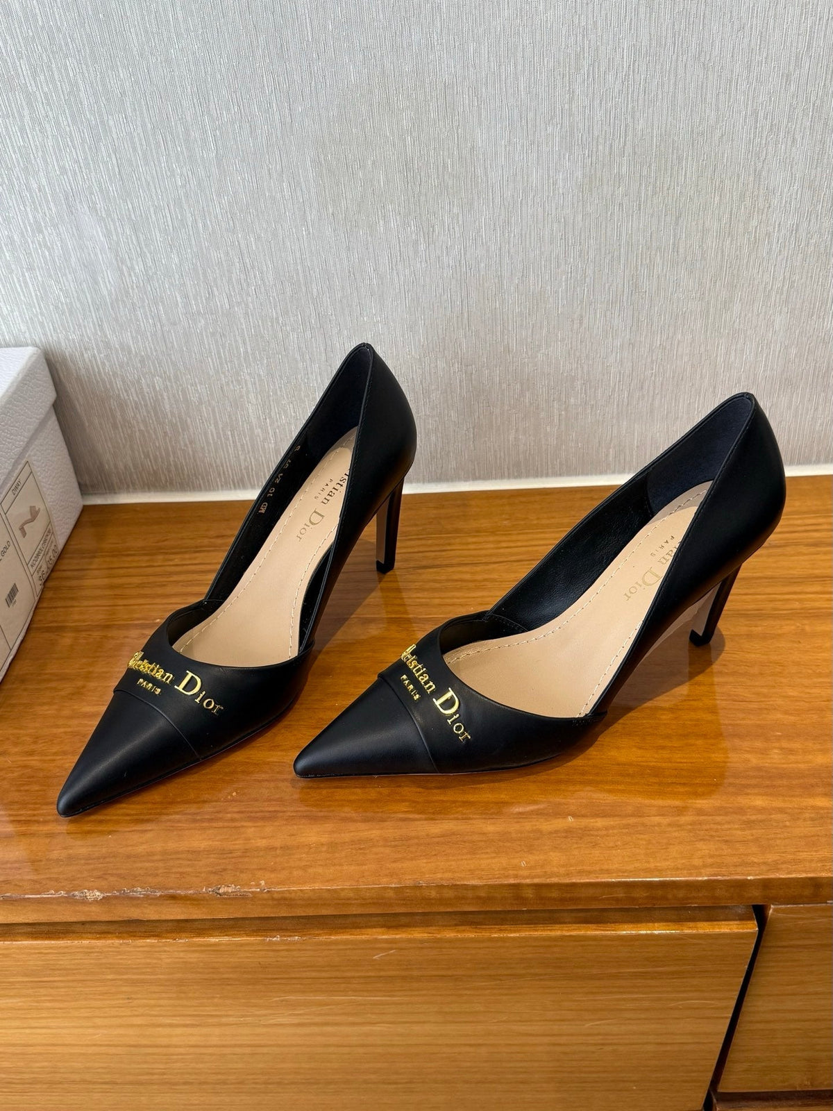 MY DD 25S HIGH HEEL 80MM IN BLACK CALFSKIN