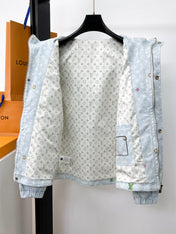 LV BUE PASTEL MONOGRAM DENIM JACKET 239527