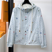 LV BUE PASTEL MONOGRAM DENIM JACKET 239527