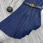 DIOR 25S DENIM SHIRT DRESS 798