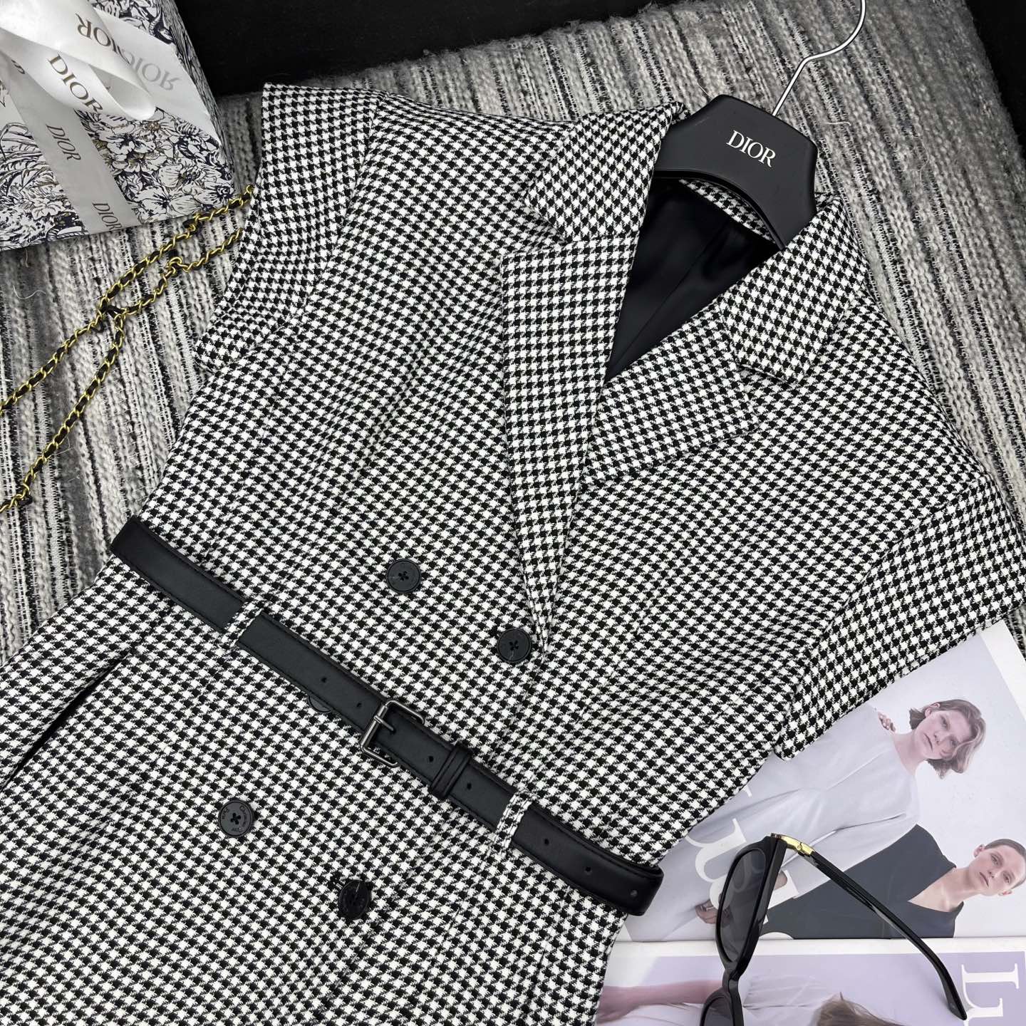 DIOR 25S LONG DOUBLE-BREASTED BLAZER DRESS 803