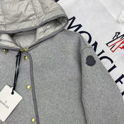 MONCLER 25S REVERSIBLE KNIT JACKET WITH A ROUND NECK 191
