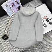MONCLER 25S REVERSIBLE KNIT JACKET WITH A ROUND NECK 191