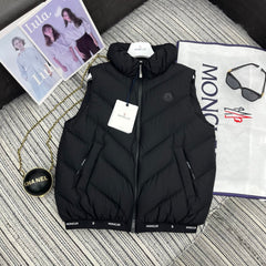 MONCLER 25S SLEEVELESS STAND-COLLAR JACKET 225