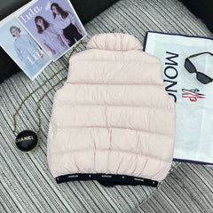 MONCLER 25S SLEEVELESS STAND-COLLAR JACKET 226