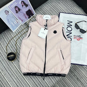 MONCLER 25S SLEEVELESS STAND-COLLAR JACKET 226
