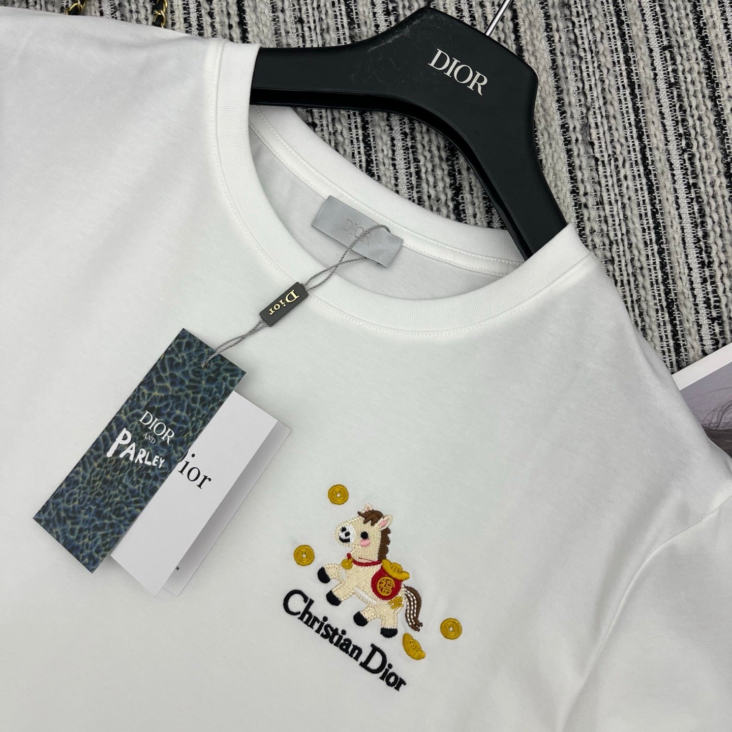 DIOR 26S SHORT-SLEEVE CREW-NECK T-SHIRT 1091