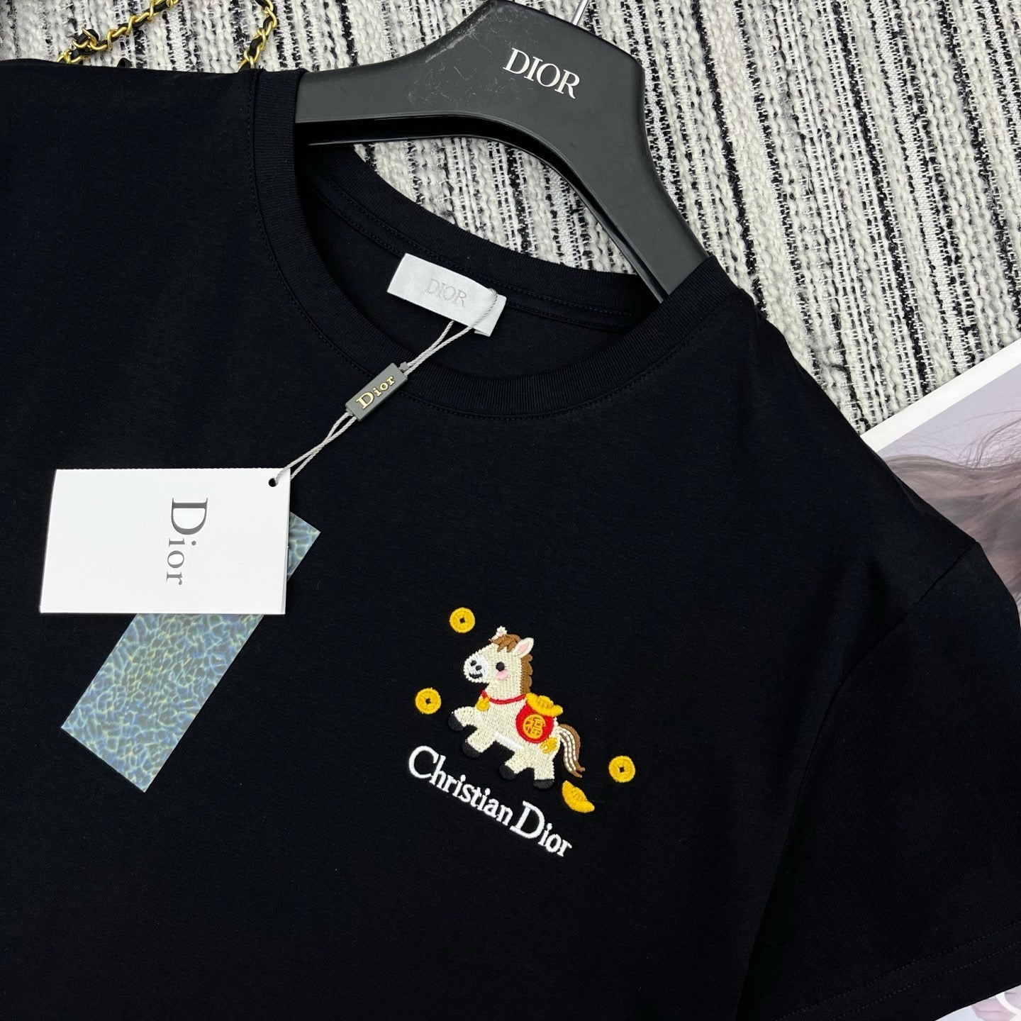 DIOR 26S SHORT-SLEEVE CREW-NECK T-SHIRT 1090