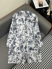 DIOR SHIRT DRESS WITH STAND COLLAR 198035