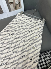 LV PRINTED PLEATED SKIRT 205961