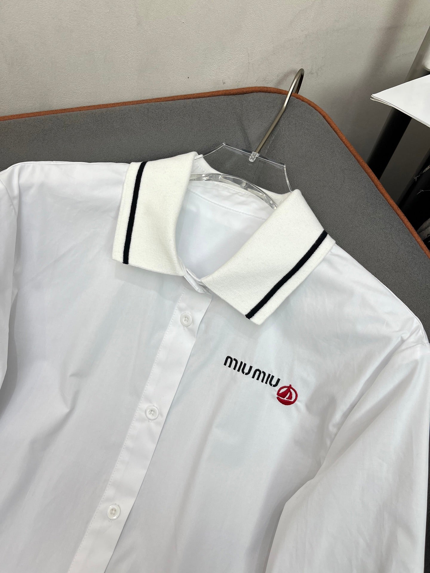 MIUMIU LONG-SLEEVE SHIRT 214505