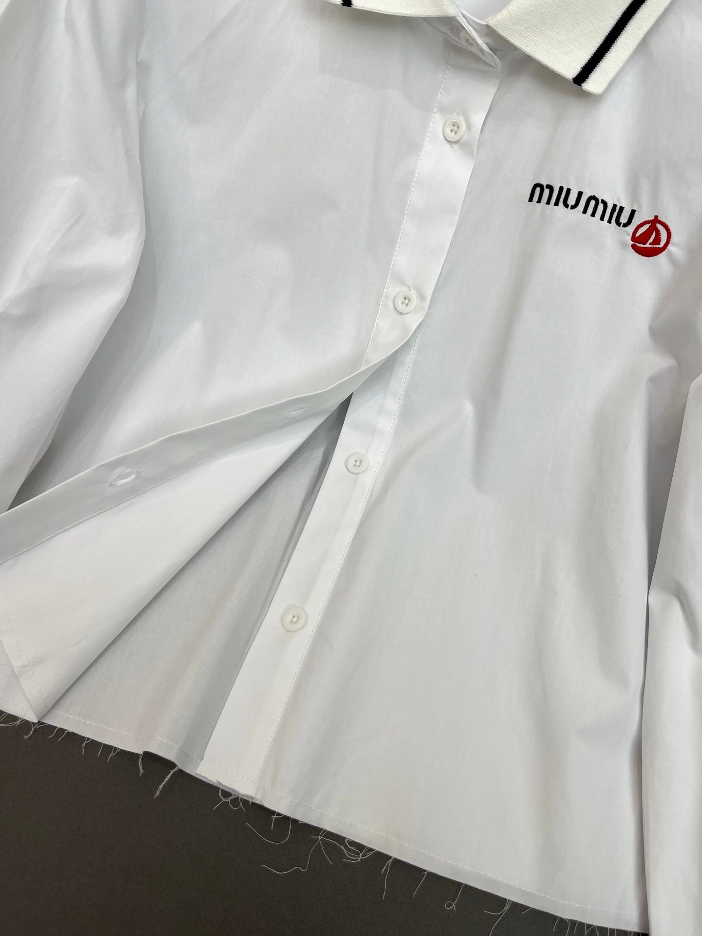 MIUMIU LONG-SLEEVE SHIRT 214505