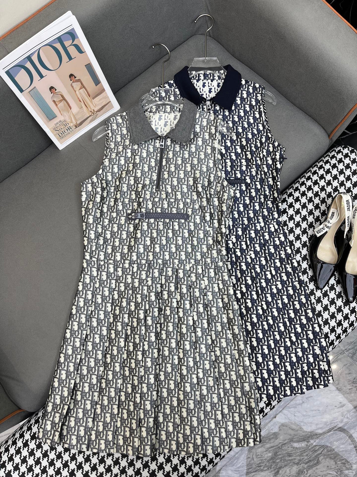 Dior 25C Pleated Short Dress 228593