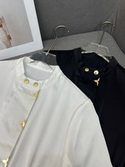 ROUND-NECK SHORT-SLEEVE DRESS 253297