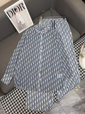 DIOR SHIRTS MONOCHROME PRINTED FABRIC 266699