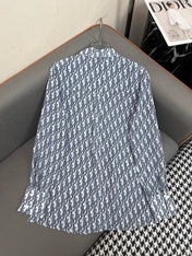 DIOR SHIRTS MONOCHROME PRINTED FABRIC 266699