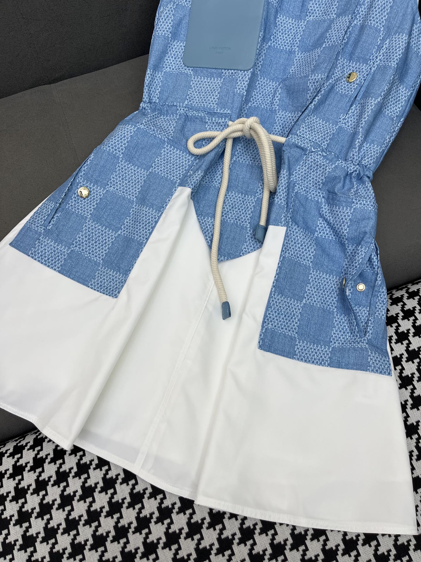 LV TANK DRESS BLUE 25S IN POLYESTER 266630