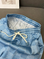 LV T SHIRT AND WIDE LEG PANTS SET BLUE 25S IN POLYESTER 266642