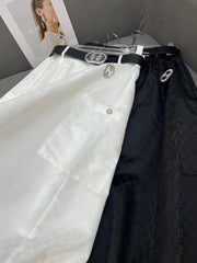 NEW STYLE DRESS JACQUARD DOUBLE G HAS A BELT 266712