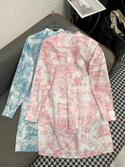 DIO LONG SLEEVE SHIRT WITH MANDARIN COLLAR 25S IN POLYESTER 266663