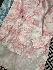 DIO LONG SLEEVE SHIRT WITH MANDARIN COLLAR 25S IN POLYESTER 266663