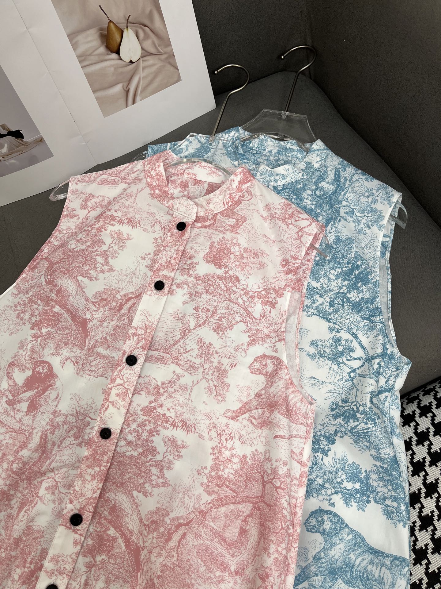 DIOR TIMELESS HIGH-NECK MIDI SILK FABRIC