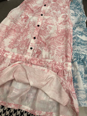 DIOR TIMELESS HIGH-NECK MIDI SILK FABRIC