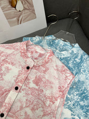 DIOR TIMELESS HIGH-NECK MIDI SILK FABRIC