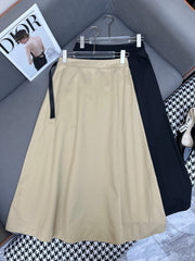 DIO SIDE ZIP SKIRT25S IN COTTON 266675