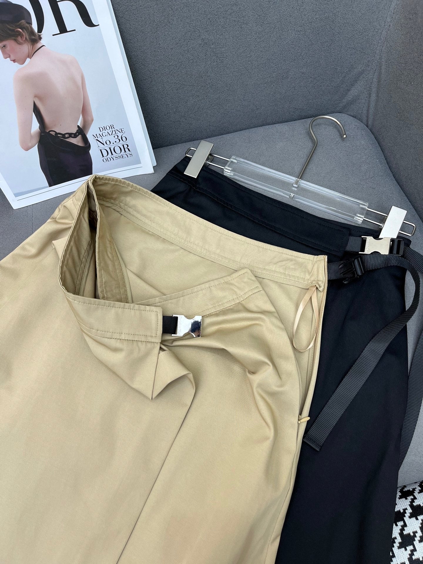 DIO SIDE ZIP SKIRT25S IN COTTON 266675