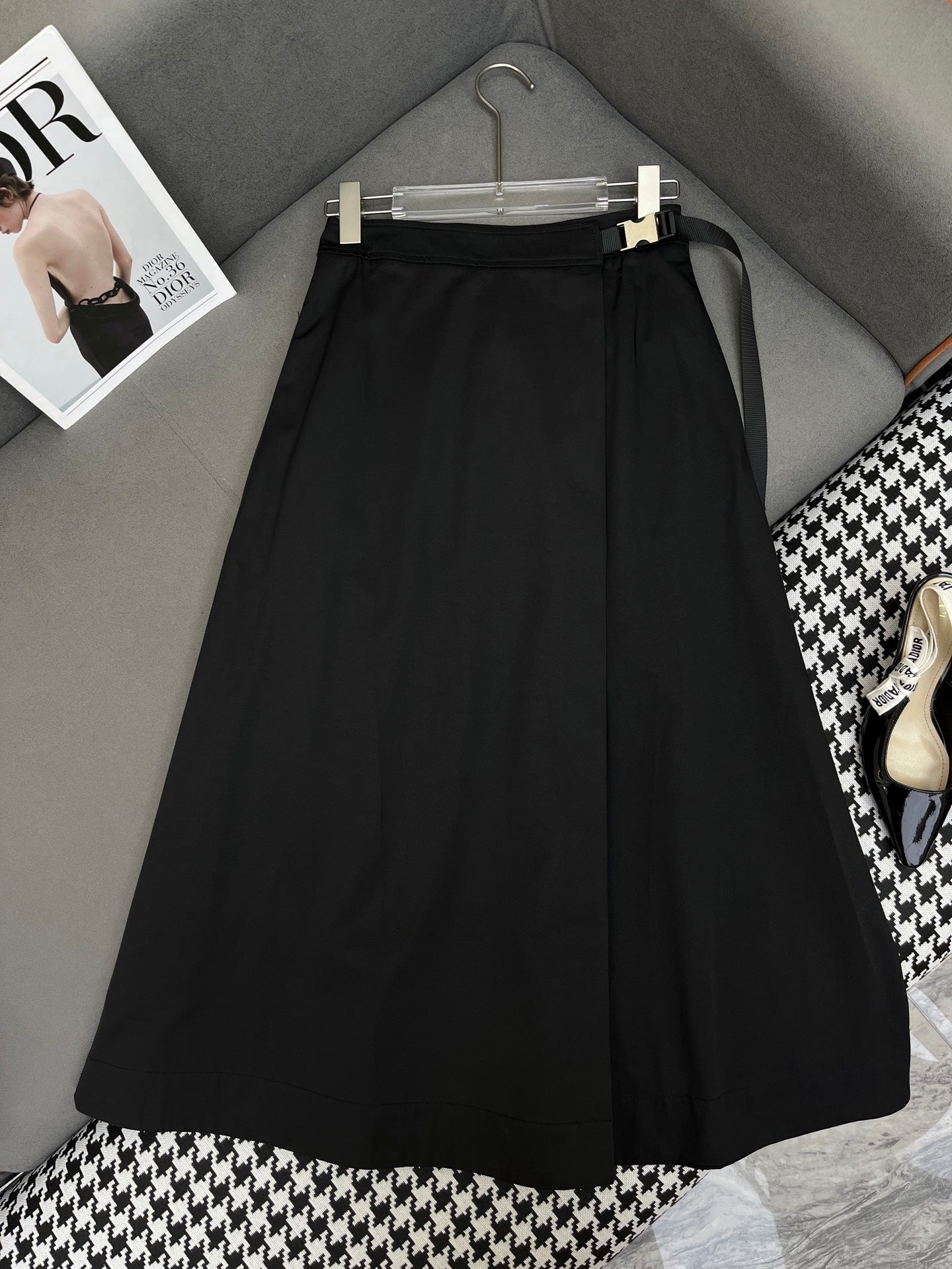 DIO SIDE ZIP SKIRT25S IN COTTON 266675