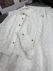 LAPEL VEST JACQUARD MONOPOLY WHITE 266718