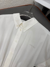 MM LONG DRESS IN WHITE TEXTURED FABRIC WITH BELT