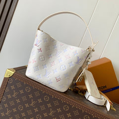 LV 25S ALL IN BB BAG 18 IN CREAM DREAM EMBOSSED TEXTURED CALFSKIN