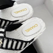 Hottest Knit Flip-Flops White Black