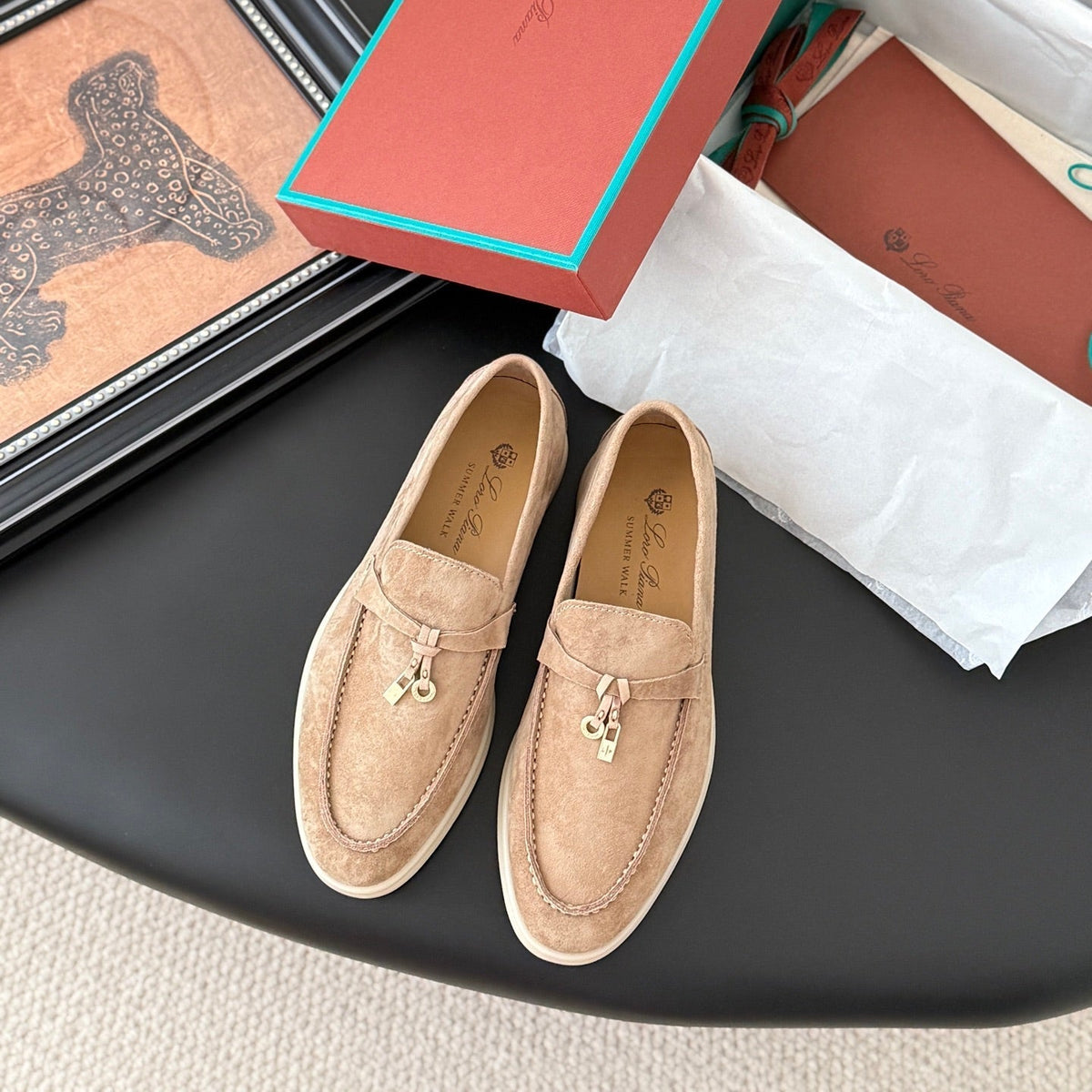 LP SUMMER CHARMS WALK LOAFERS TORTILLA BROWN SUEDE
