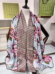GUCCI 25S SCARF 180 IN SILK 737206