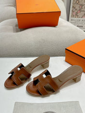 0ASIS SANDAL SEPIA CALFSKIN CLASSIC