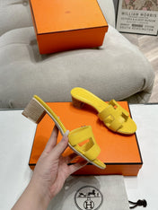 0ASIS SANDAL YELLOW CALFSKIN CLASSIC