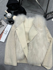 CHANEL 25S REVERSIBLE FOX FUR JACKET 592