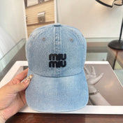 MIUMIU BASEBALL CAP STYLE 27